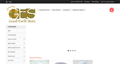 Desktop Screenshot of good-earthstore.com